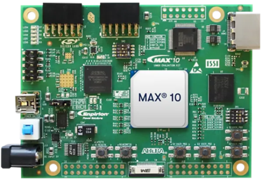 ALTERA　FPGAボード　DK-DEV-10M08E144-B MAX® 10 FPGA 10M08 Evaluation Kit