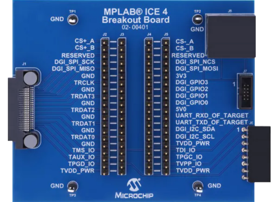 Microchip Technology MPLAB® ICE™ 4 In-Circuit Emulator Breakout Board